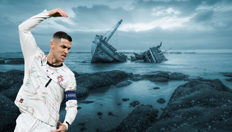 Кристиано Роналдо - Роналдо корабокрушира в Дъблин