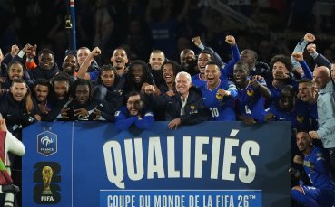 Франция се класира на Световното първенство след тежък бой над Украйна за едно полувреме