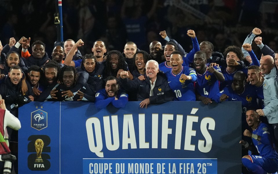 Франция се класира на Световното първенство след тежък бой над Украйна за едно полувреме