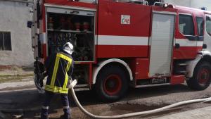 пожар цех Хасково