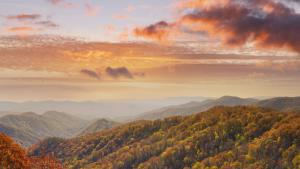 слънце есен планина