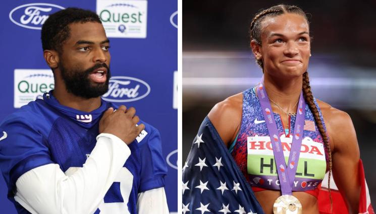 Анна Хол - Футболист и атлетка се сгодиха на пистата