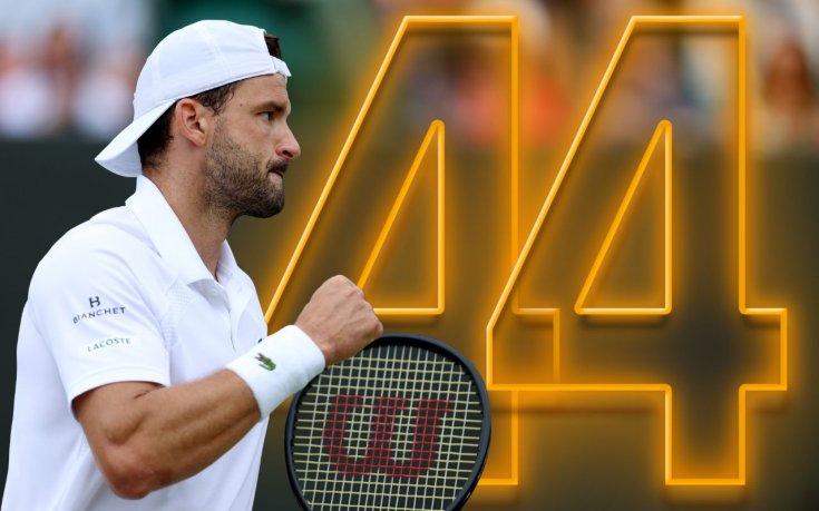 Григор Димитров приключва сезона на 44-а позиция в света