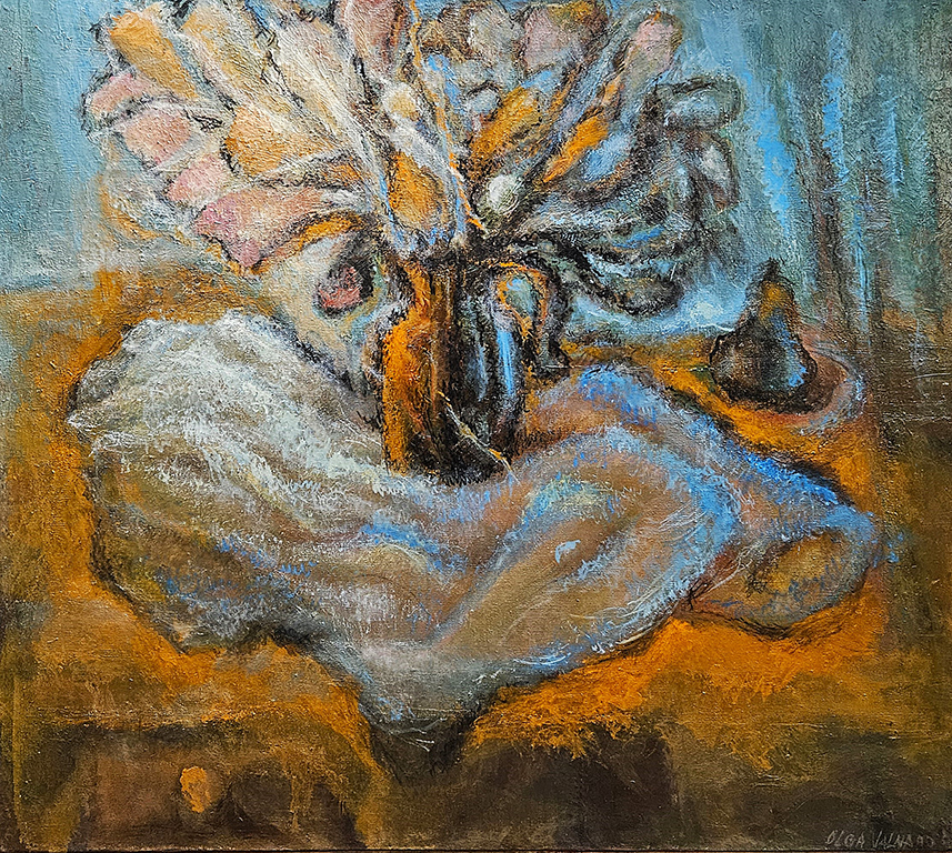 <p>Нещо повече &ndash; Олга Вълнарова постига органична сплав между, от една страна, многовековните завоевания на европейската тонална живопис, обогатена от опита на постимпресионизма, фовизма и абстракционизма и, от друга, експресивните насоки на нашата живопис от 30-те и 40-те години.</p>