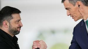 Педро Санчес и Володимир Зеленски
