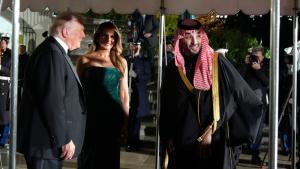 Тръмп Мелания и Мохамед бин Салман