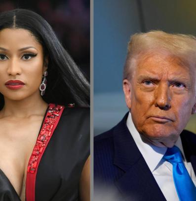 Ники Минаж доналд тръмп