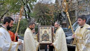 икона с мощи на свети Гавриил Ургебадзе във Варна