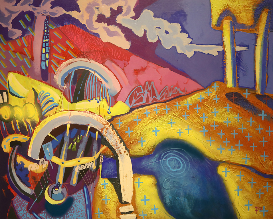 <p>... и нарисувал на небесната шир седемцветната дъга, с което сигурно искал да каже: &bdquo;...да бъде цвят...&rdquo;</p>