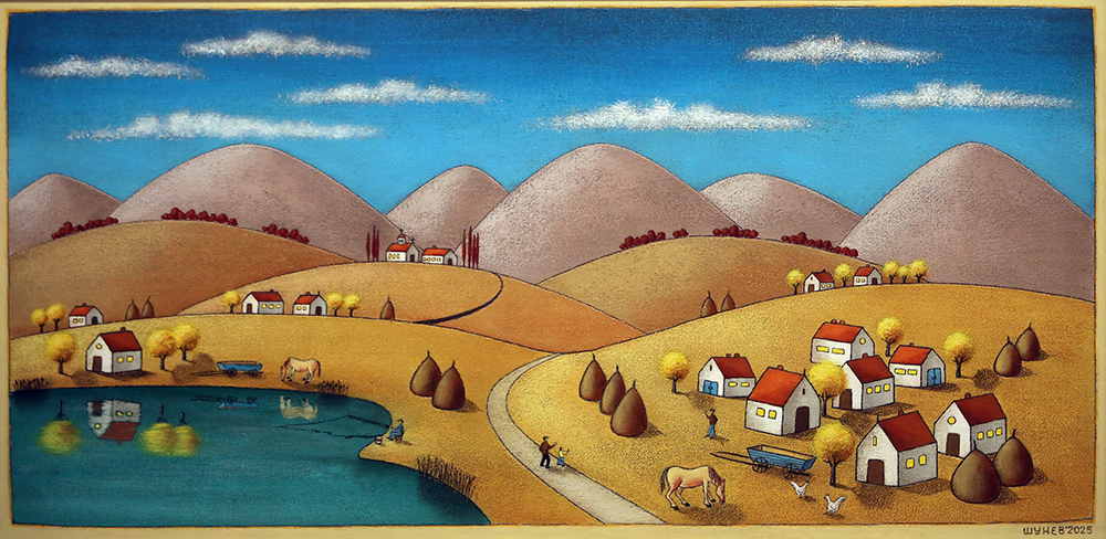 <p>Галерията ПАРИЖ откри традиционната за месец ноември изложба на Владимир Шунев, озаглавена &bdquo;Между небето и земята&ldquo;.</p>