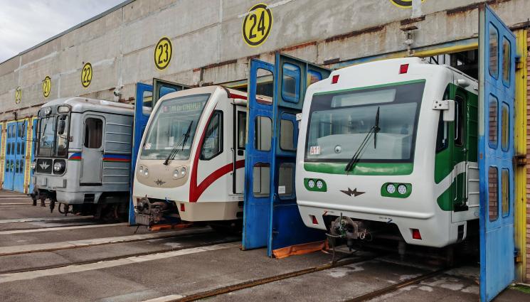 метро мотриси - Представиха новите мотриси за метрото! (СНИМКИ)