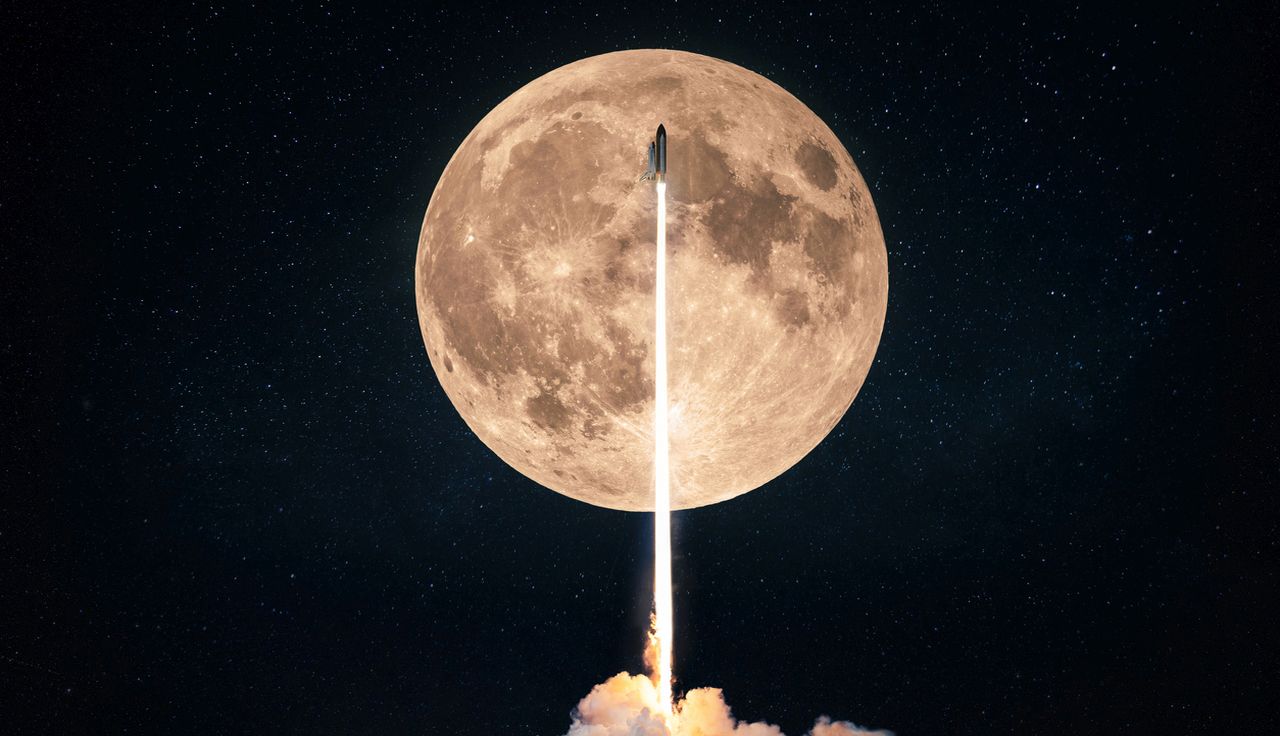 Изтекъл доклад: SpaceX на Илон Мъск ще пропусне крайния срок за кацане на Луната