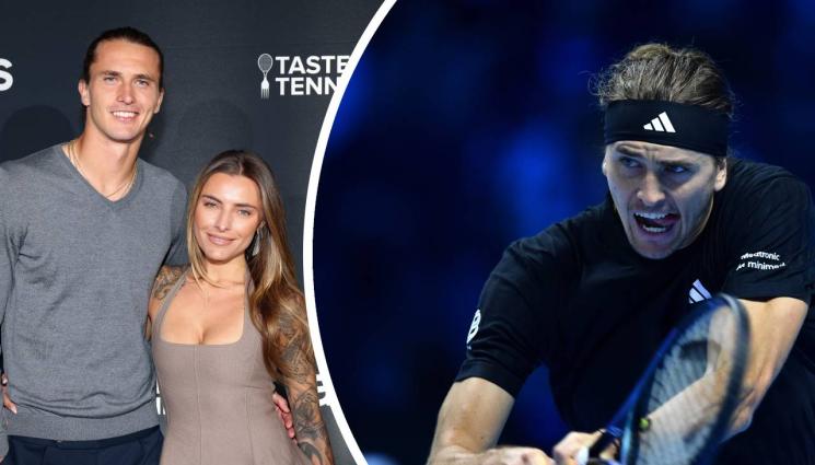 Алекасндър Зверев София Томала - Зверев на гала с гаджето и кучето