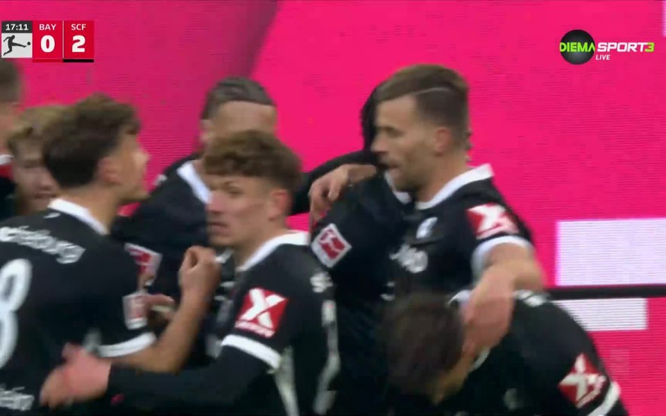 Фрайбург отново матира Байерн след изпълнение на корнер