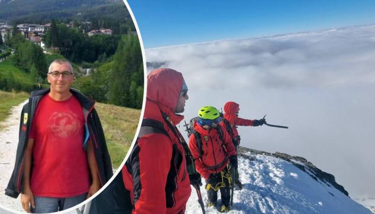 Благовест Обецанов - Планинският спасител Благовест Обецанов пред 