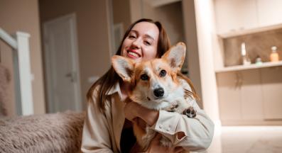 куче и човек