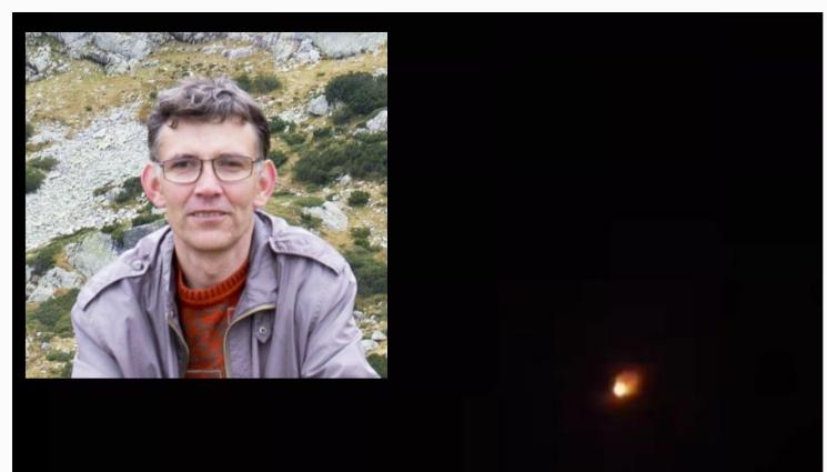 метеор - Астрономът Пенчо Маркишки пред 