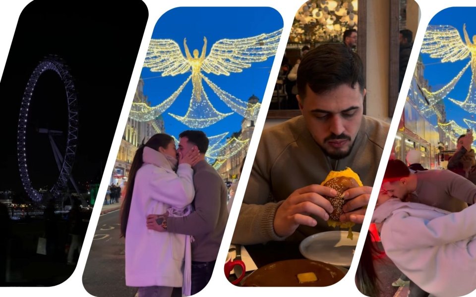 Насар и Александра се отдадоха на любовта си в Лондон