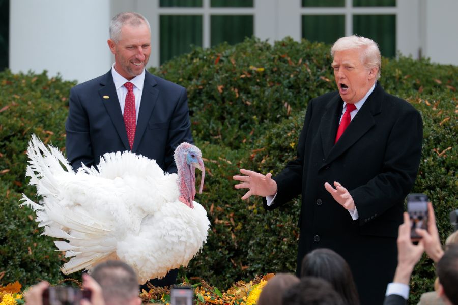 <p>Тръмп помилва пуйки, но не пощади политическите си опоненти.</p>