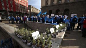 протест земеделци