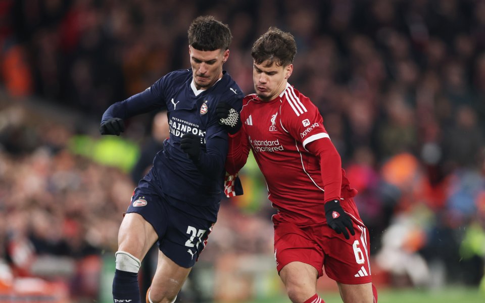 Ливърпул - ПСВ Айндховен 1:4 / Шампионска лига, пети кръг, 26.11.2025 г.