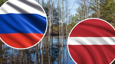 Латвия Русия