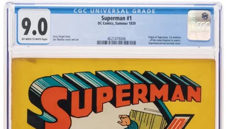 Супермен - Продадоха за $9,12 млн. копие на първия брой на комикс за Супермен