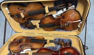 Задържаха цигулки за над 12 000 лв. на Летище София