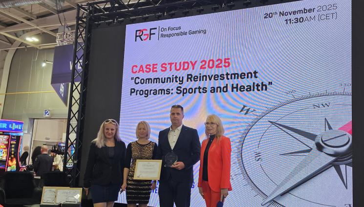 Български спортен тотализатор - Отличиха Българския спортен тoтализатор с приза за Отговорна игра от Case Study Challenge 2025