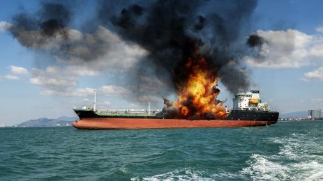пожар танкер