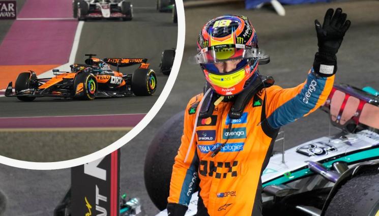 Пиастри спринт - Пиастри запази надежда за титлата във Формула 1 с победа в спринта в Катар