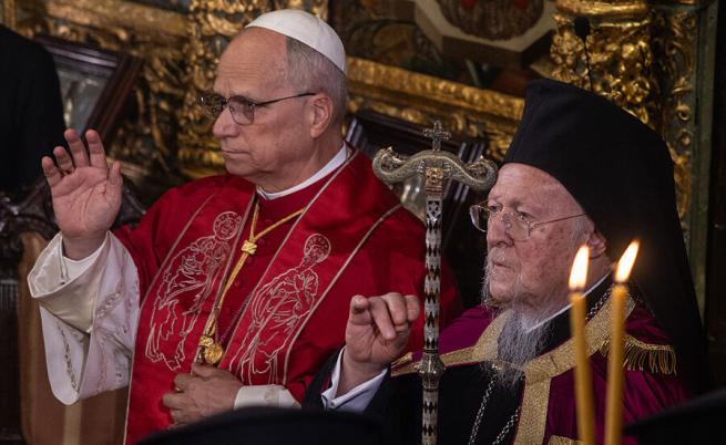 Историческа декларация за единство подписаха Папа Лъв XIV и патриарх Вартоломей