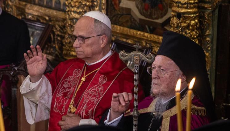 Вселенски патриарх Вартоломей папа Лъв XIV - Папата и патриарх Вартоломей подписаха историческа декларация за единство