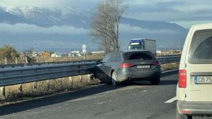 Катастрофа стана тази сутрин на автомагистрала Тракия преди входа на
