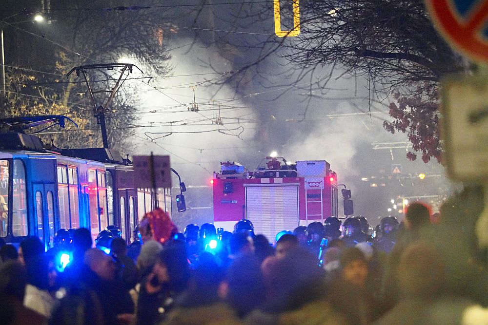 Ескалация на протеста в София