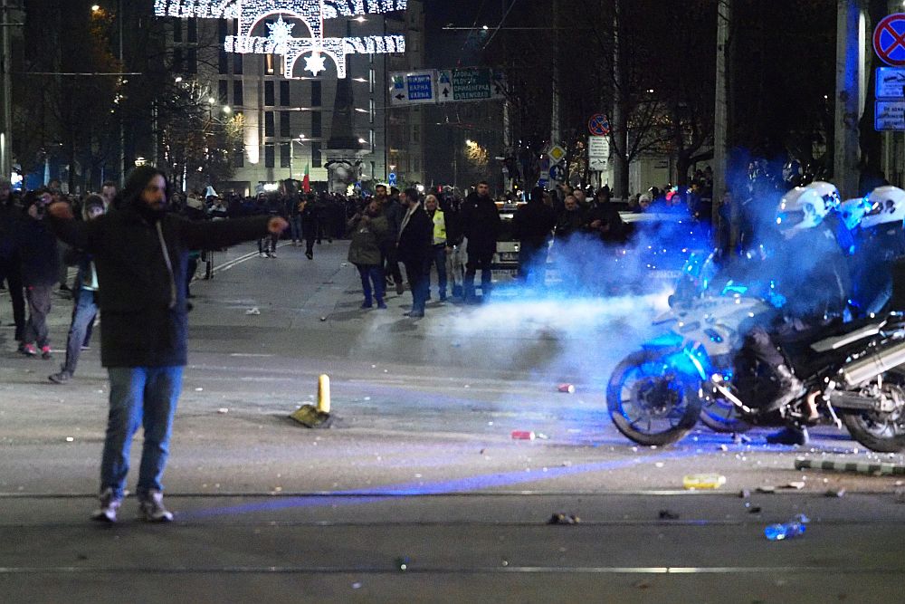 Ескалация на протеста в София