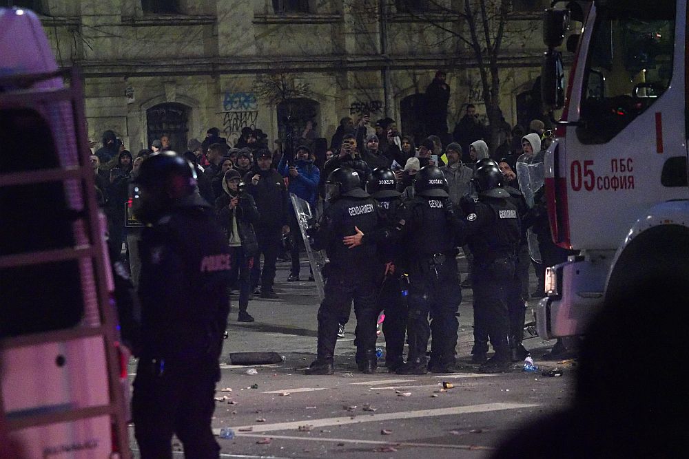Ескалация на протеста в София