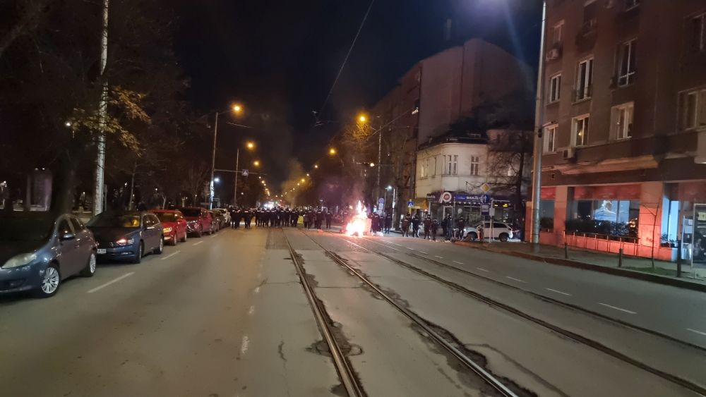 Ескалация на протеста в София