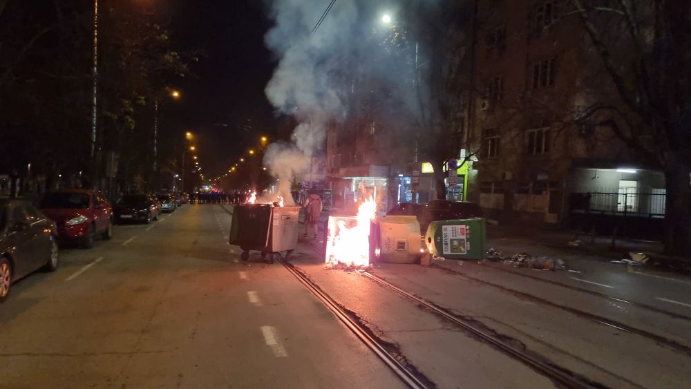 Ескалация на протеста в София