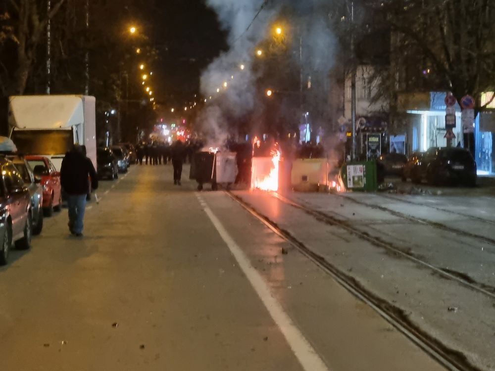 Ескалация на протеста в София