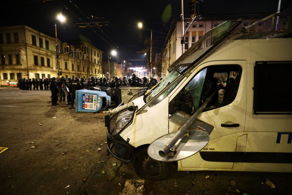 Ескалация на протеста в София.