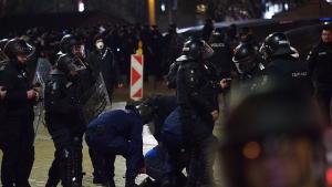 арести безредици София