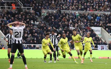 Феноменална задна ножица на Ромеро спаси Тотнъм срещу Нюкасъл в сетния миг