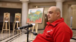 изложбата на Цветан Кавраков