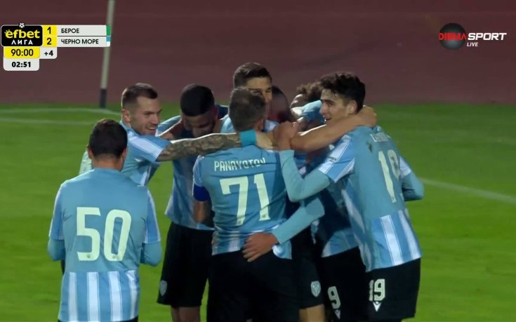 Густаво Франса донесе пълния обрат на Черно море