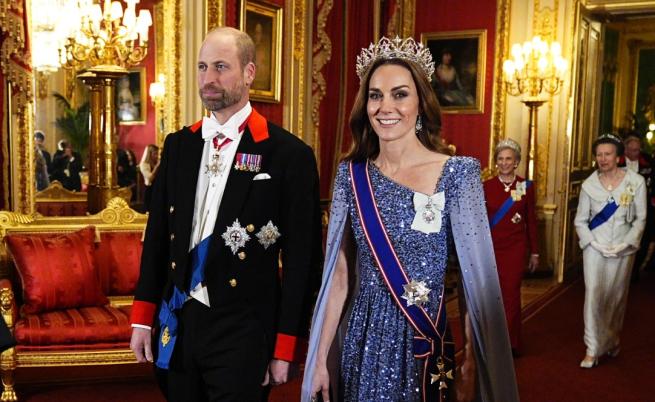 Кейт Мидълтън впечатли с историческа тиара на кралица Виктория на кралски банкет