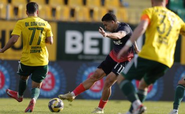 НА ЖИВО: Добруджа - Лудогорец 0:1, Кайо Видал бележи