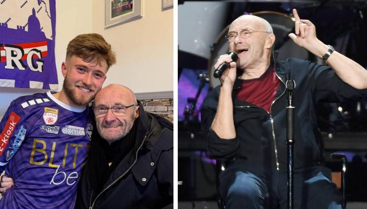 Фил Колинс Матю Колинс - Фил Колинс горд със сина футболист