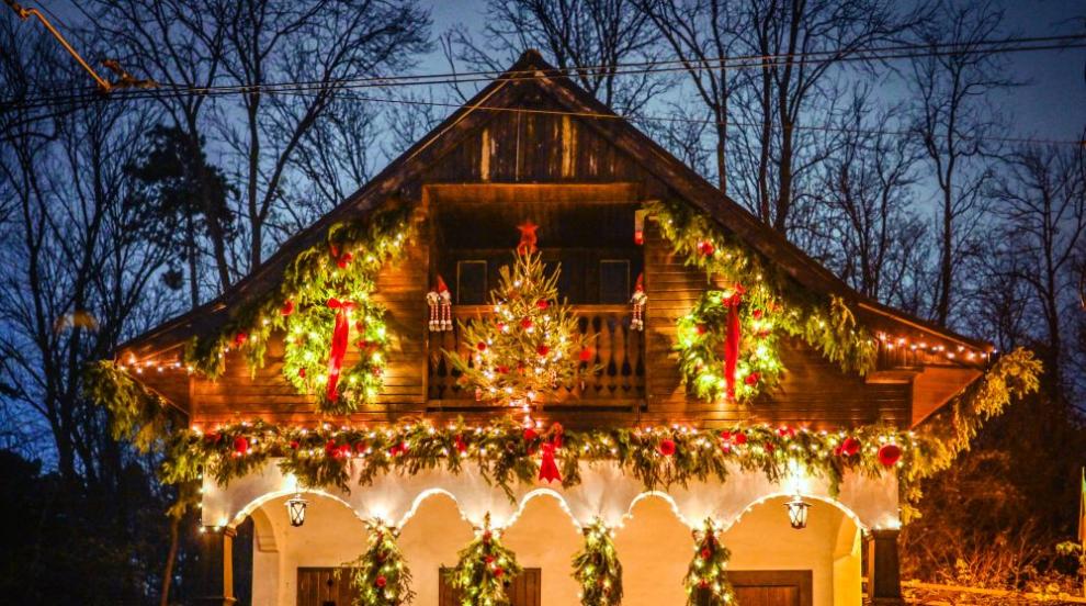 Зимна приказка в София: Спирка „Вишнева“ се превърна във вълшебно коледно кътче (СНИМКИ)