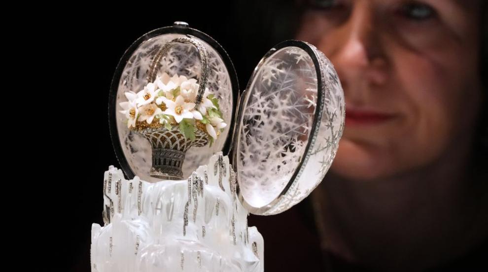 Яйце на Фаберже беше продадено за рекордните 22,9 млн. британски лири